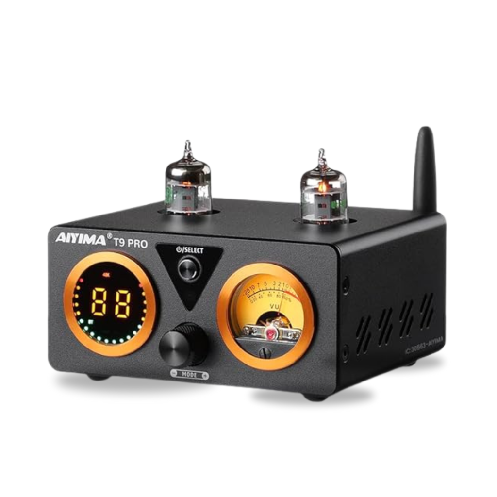 AIYIMA T9 PRO 200W Bluetooth Amplifier with Vacuum Tube DAC